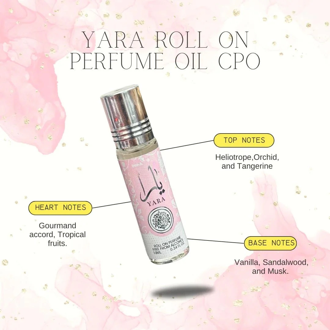 12PC YARA Roll On Perfume Oil CPO - 10ML (0.34 OZ) By Ard Al Zaafaran - Image 4