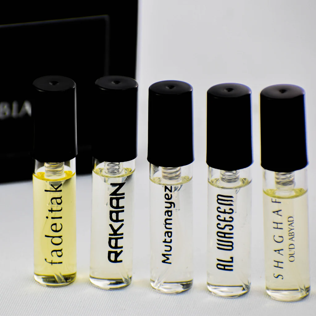 5 SA Sample Packet - Fadeitak, Rakaan, Mutamayez, Al Waseem, Shaghaf Oud Abyad