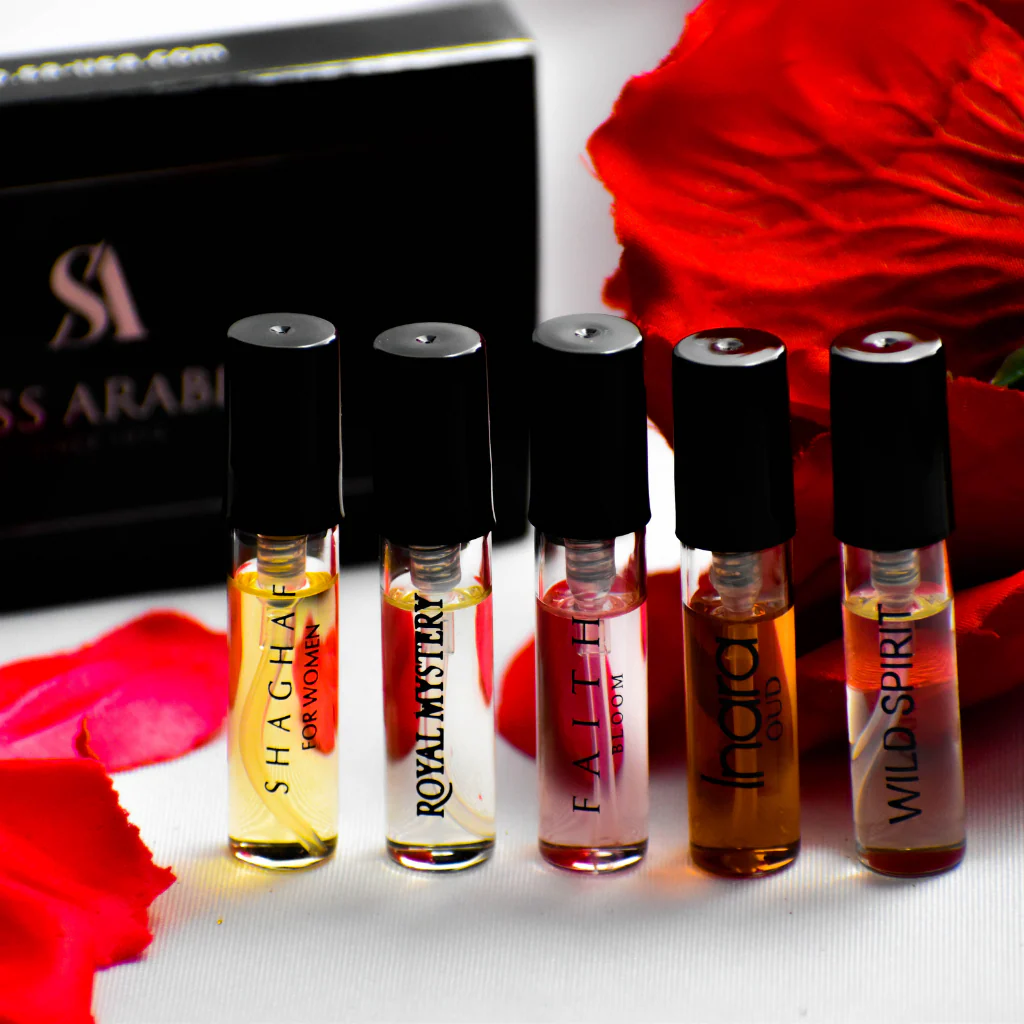 5 SA Sample - Shaghaf Women, Faith Bloom, Royal Mystery, Inara Oud, Wild Spirit - Image 5