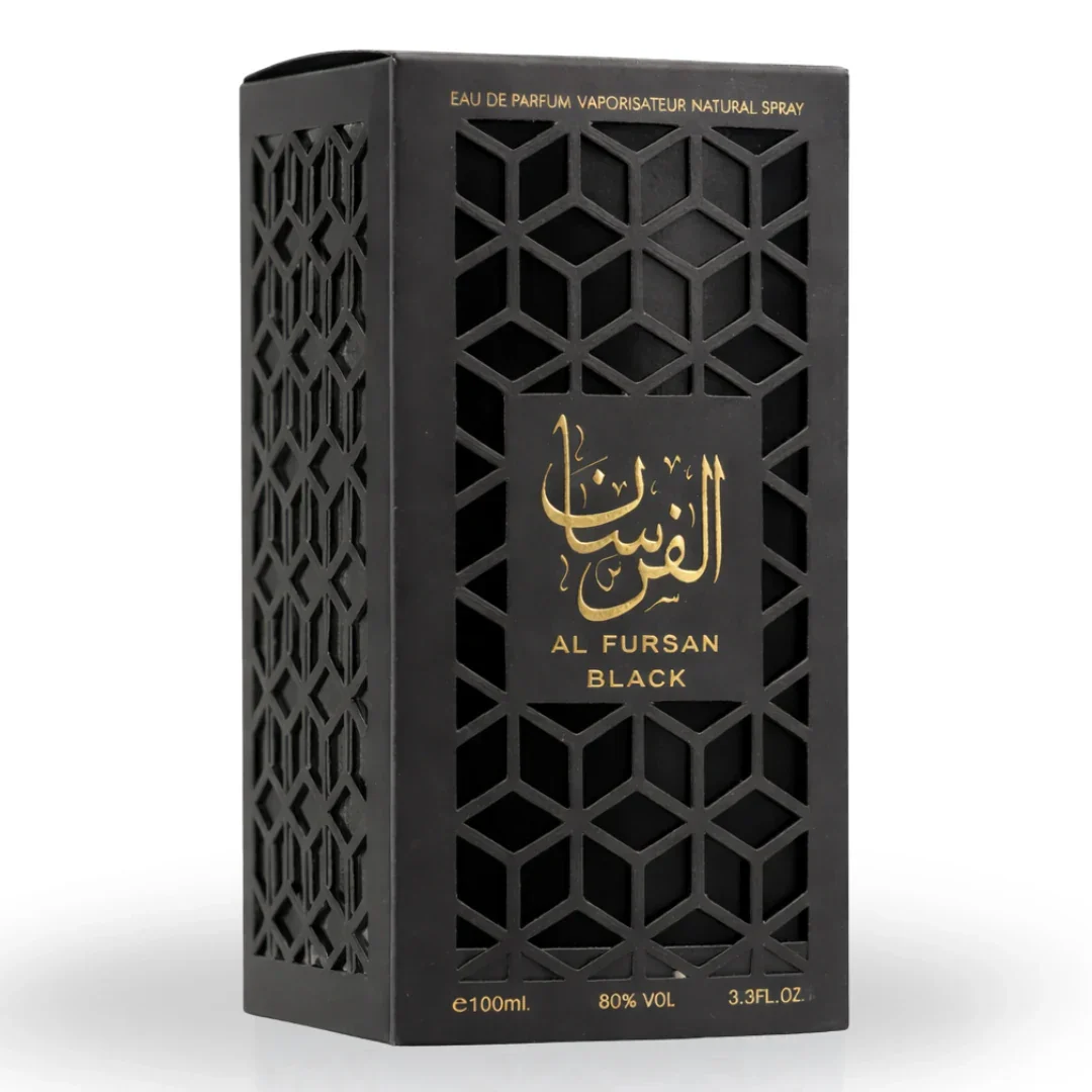 Al Fursan Black Eau De Parfum Spray 100ml (3.4 oz) By Aura Fragrances - Image 2