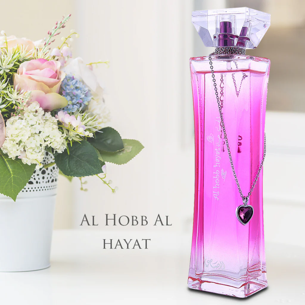 Al Hobb Hayat for Women EDP - 100 ML (3.4 oz) by Rasasi - Image 5