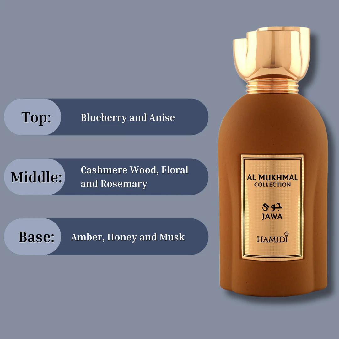 AL MUKHMAL - JAWA EDP Spray 100ML (3.4 OZ) By Hamidi | A Long Lasting Heady Concoction Of Passion & Desire. - Image 5