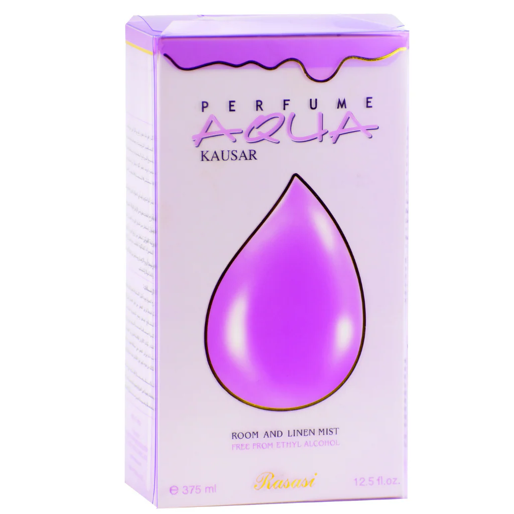 Aqua Kausar Air Freshener-375ml by Rasasi - Image 3