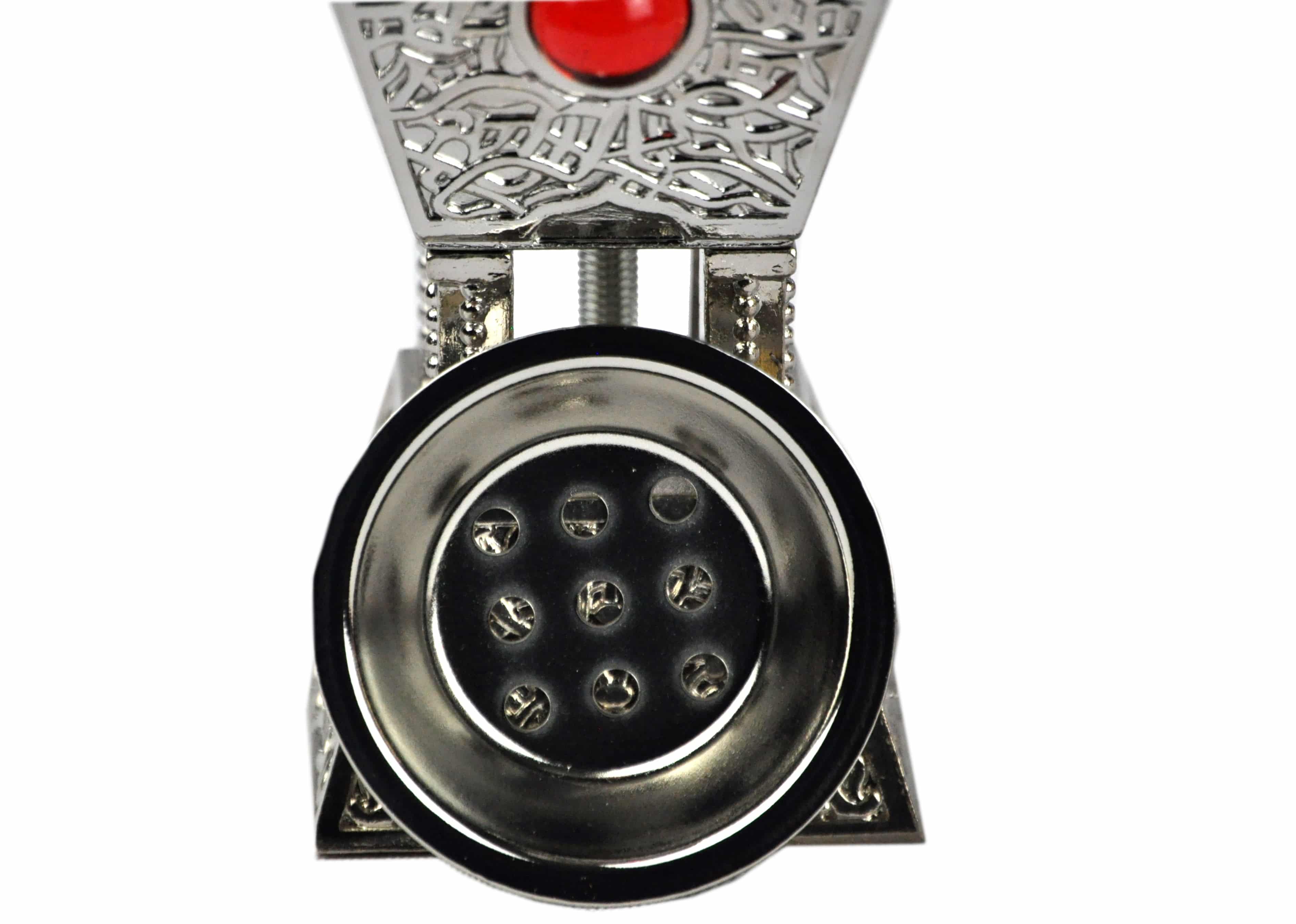 Arab Incense Bakhoor Burner - 5 inch Silver by Intense Oud - Image 2