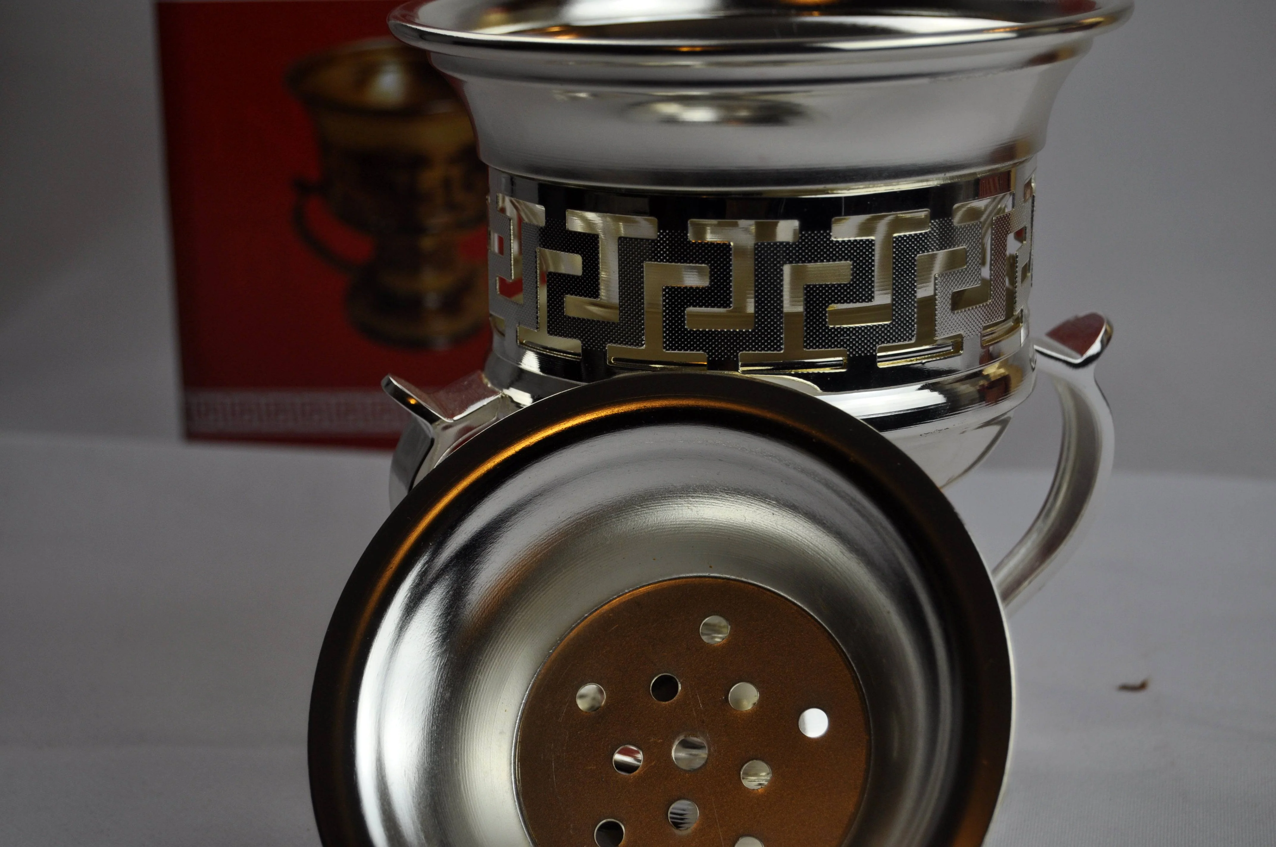 Arab Incense Bakhoor Burner - 5 inch silver by Intense Oud - Image 3