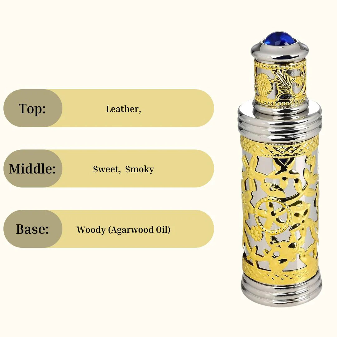 ATTAR AL MAJLIS Perfume Oil CPO 18ML (0.6 OZ) By Hamidi | Indulge In The Exquisite Blend Of This Sweet & Smoky Fragrance. - Image 3