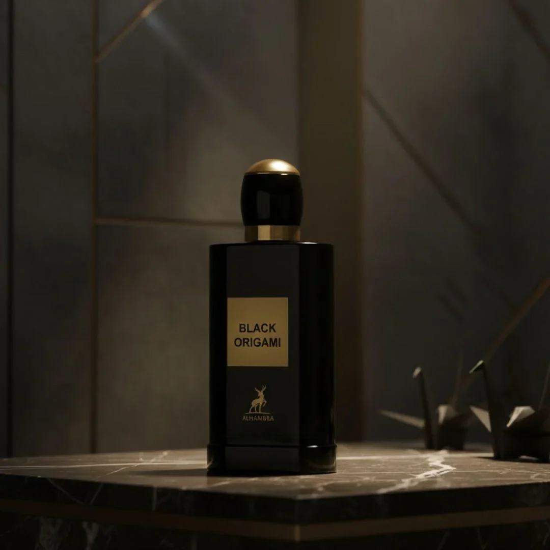Black Origami Eau de Parfum Spray 100ml (3.4 oz) by Maison Alhambra - Image 5