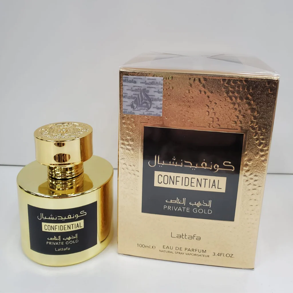 Confidential Private Gold EDP - 100ML (3.4oz) by Lattafa - Image 4