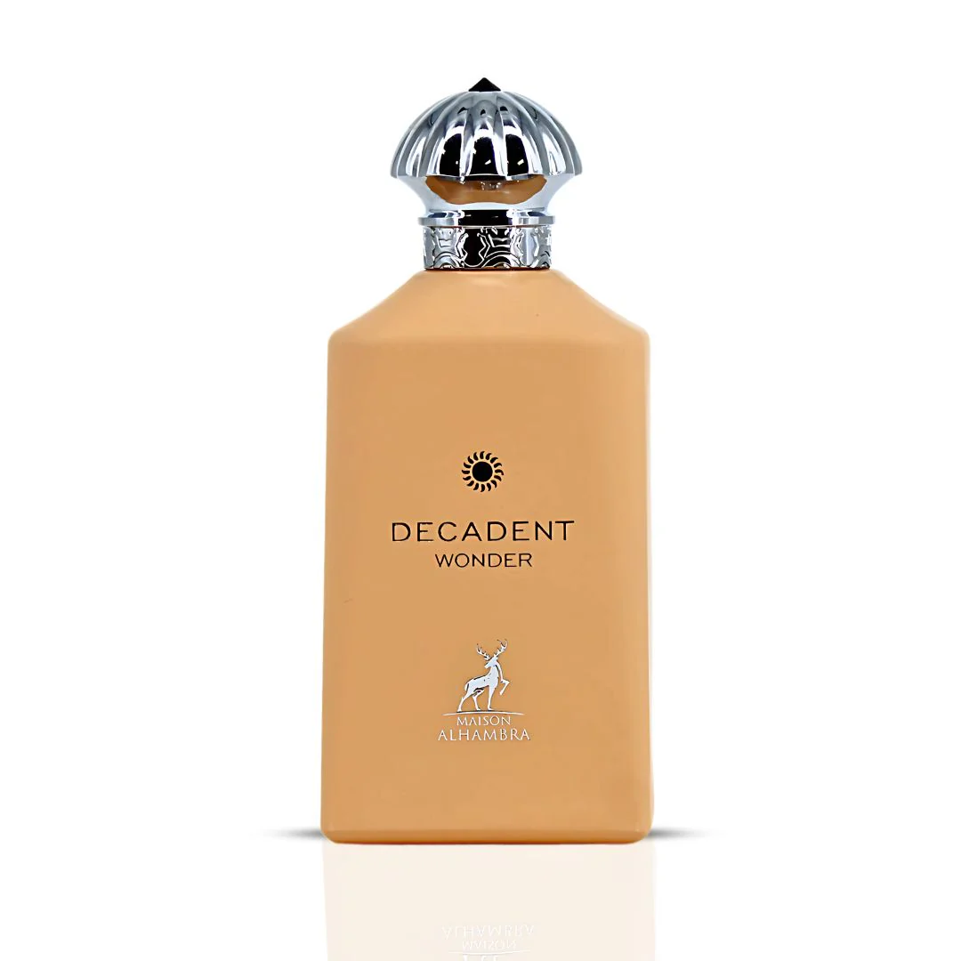 Decadent Wonder Eau De Parfum Spray 100ML (3.4 OZ) by Maison Alhambra | A Lively Blend of Citrus, Spice, Floral Elegance, & an Indulgent Finish of Vanilla, Rum, & Cocoa. - Image 2
