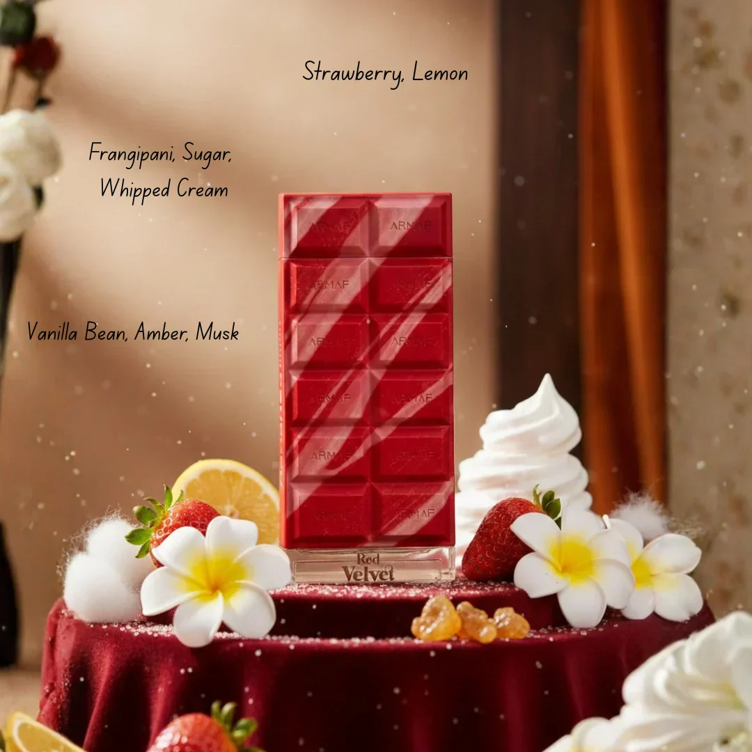 Dubai Delicacy Red Velvet Eau de Parfum Spray 70ml (2.3 oz) By Armaf Delights - Image 6