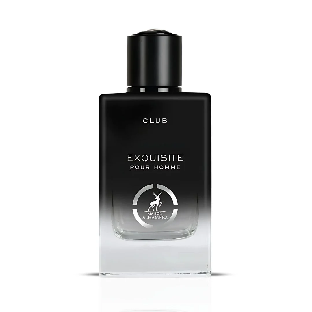 Exquisite Club Pour Homme Eau De Parfum Spray 100ML (3.4 OZ) by Maison Alhambra | A Fresh, Spicy Start with Floral Elegance & a Warm, Smooth Finish. - Image 3