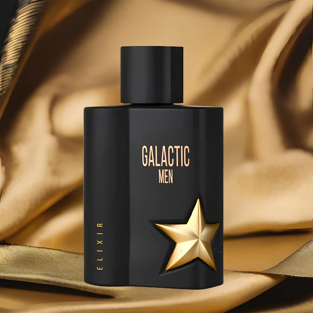 Galactic Men Elixir Eau De Parfum Spray 100ML (3.4 OZ) by Maison Alhambra | A Smoky, Sweet Blend of Tobaco, Honey, and Amber for a Rich, Sensual Finish. - Image 6