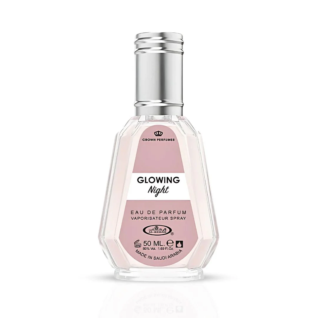 Glowing Night Eau De Parfum Spray 50ML (1.7 OZ) By Al Rehab | A Tropical Bloom Wrapped In Creamy Vanilla & Coconut, Perfect For Those Who Desire A Sweet & Exotic Floral Escape. - Image 2