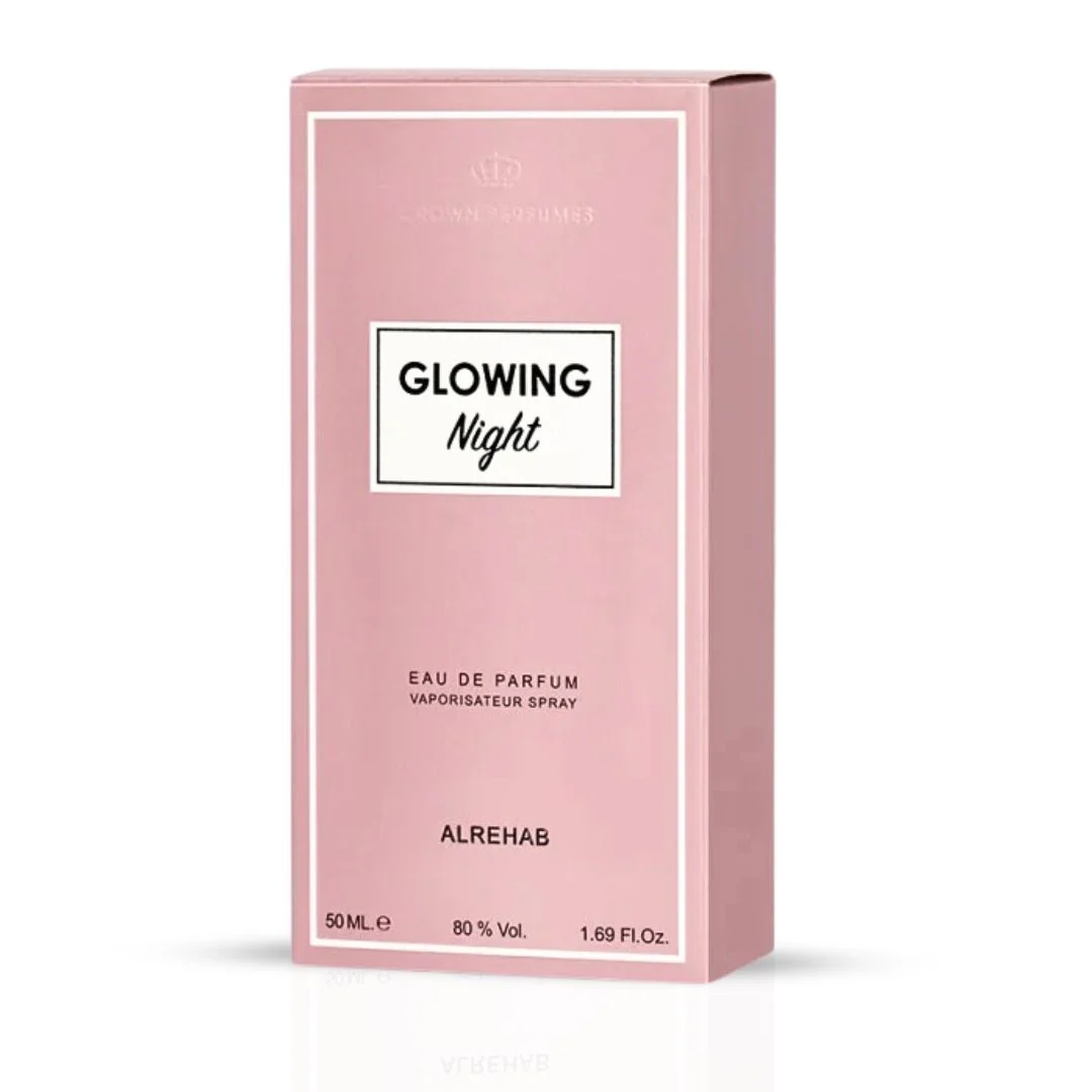 Glowing Night Eau De Parfum Spray 50ML (1.7 OZ) By Al Rehab | A Tropical Bloom Wrapped In Creamy Vanilla & Coconut, Perfect For Those Who Desire A Sweet & Exotic Floral Escape. - Image 3
