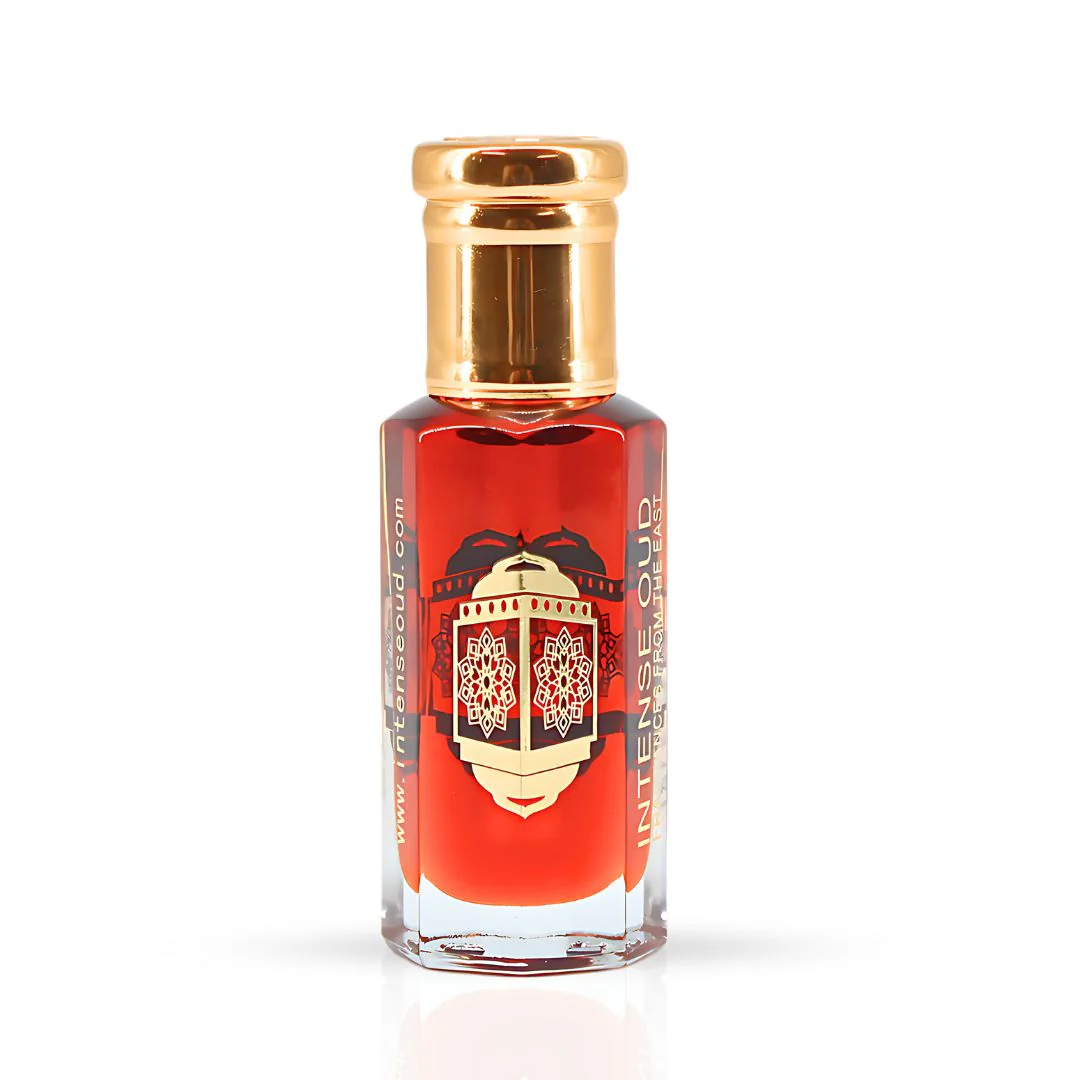 Gold Saffron Perfume Oil 12ML (0.40 OZ) With Black Gift Box By Intense Oud | Exotic Saffron, Rich Amber & Sweet Vanilla. - Image 2