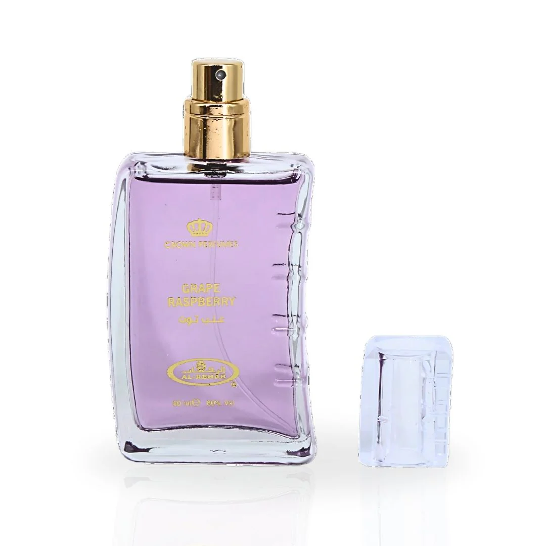 Grape Raspberry EDP Spray 50ML (1.7 OZ) By Al Rehab | Fruity, Floral, Sweet, Vibrant Fragrance. - Image 3