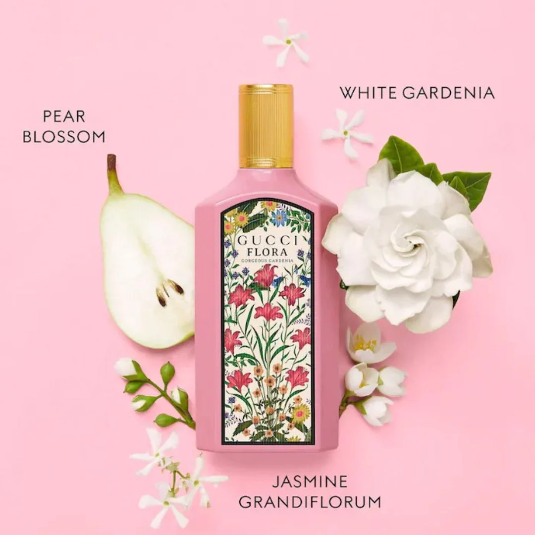 Gucci Flora Gorgeous Gardenia Travel Set (EDP Spray 3.3 Oz & EDP Spray 0.33 Oz) - Image 3