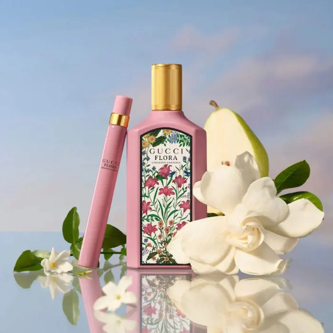 Gucci Flora Gorgeous Gardenia Travel Set (EDP Spray 3.3 Oz & EDP Spray 0.33 Oz) - Image 7