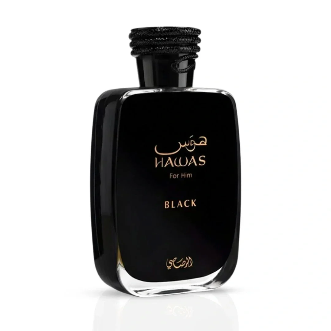 Hawas Black Eau de Parfum Spray 100ml (3.4 oz) by Rasasi - Image 3