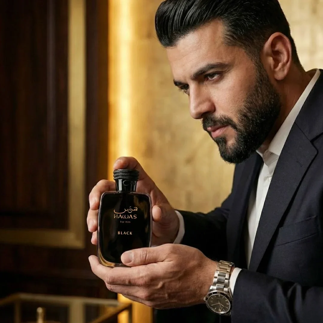 Hawas Black Eau de Parfum Spray 100ml (3.4 oz) by Rasasi - Image 6