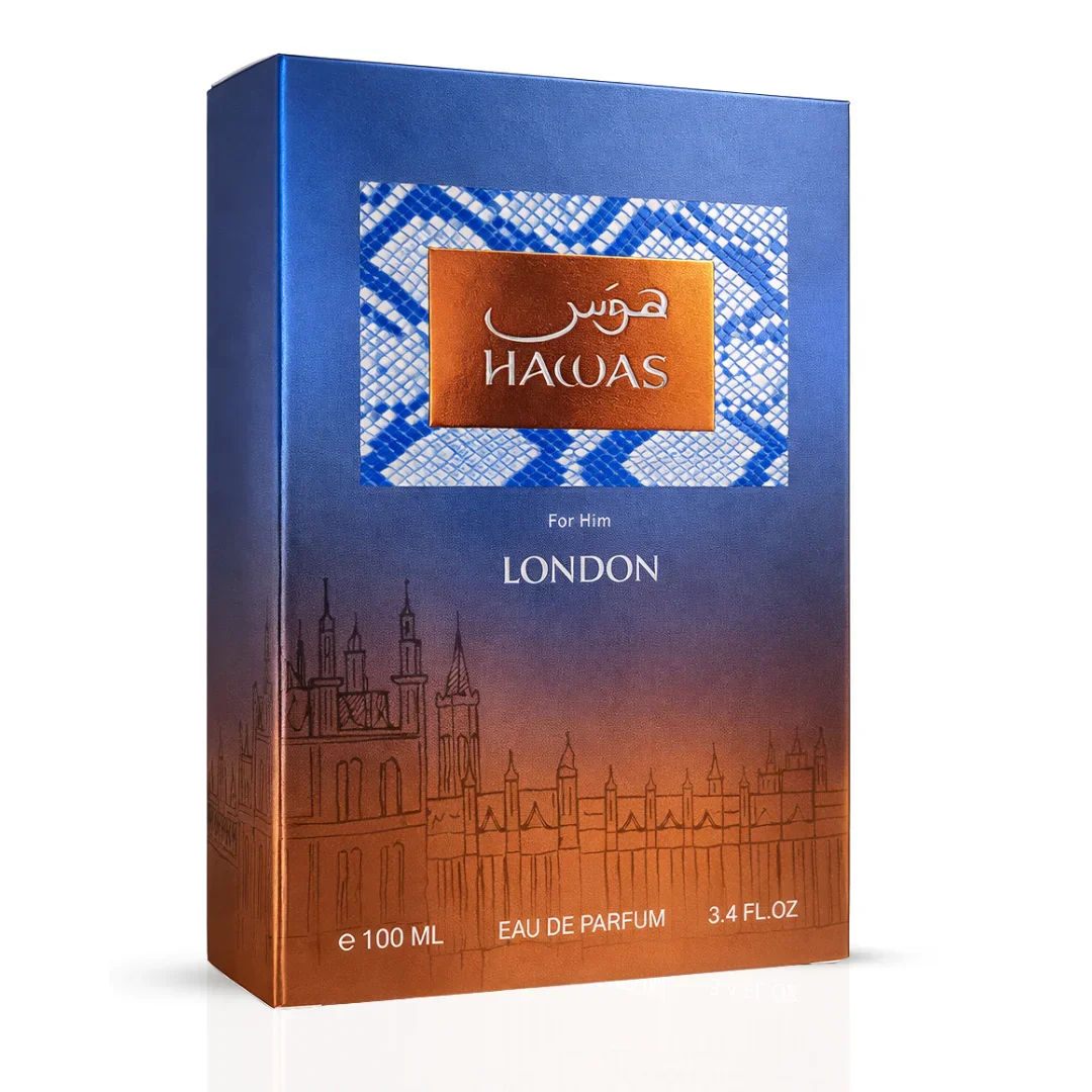Hawas London Eau De Parfum Spray 100ml (3.38 oz) By Rasasi - Image 2