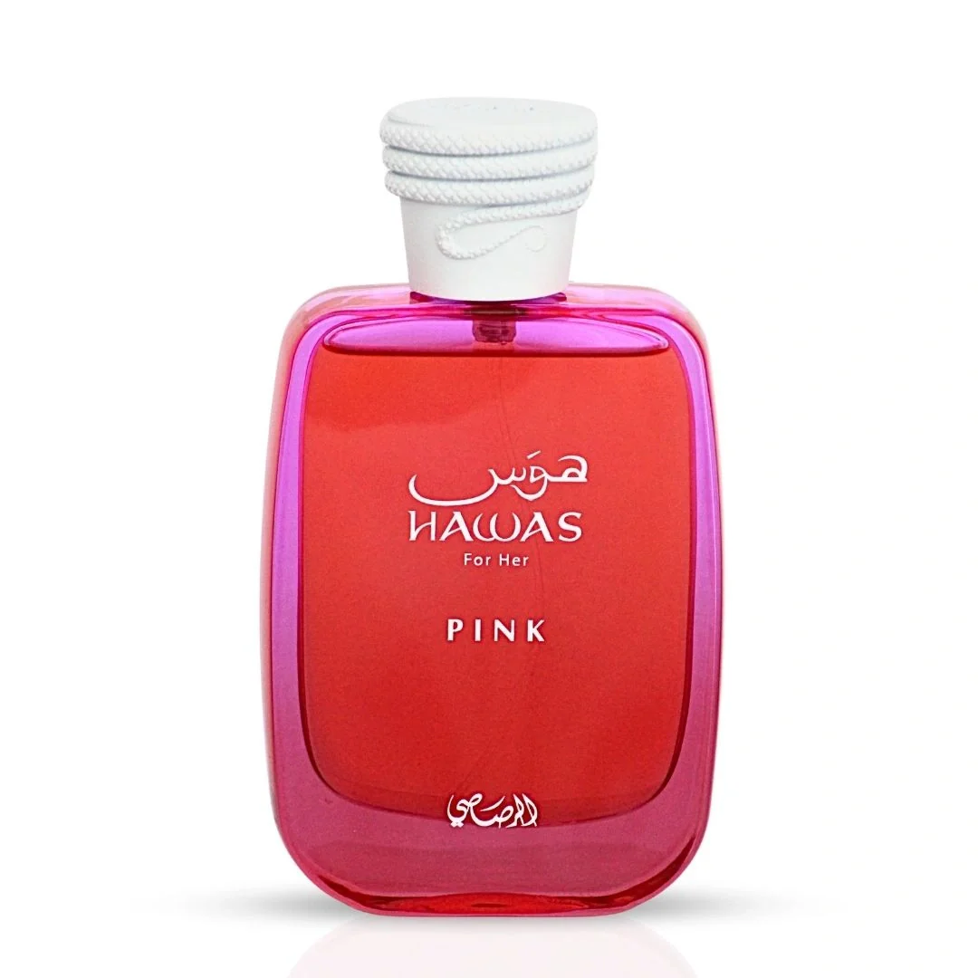Hawas Pink Eau de Parfum Spray 100ml (3.4 oz) by Rasasi - Image 2