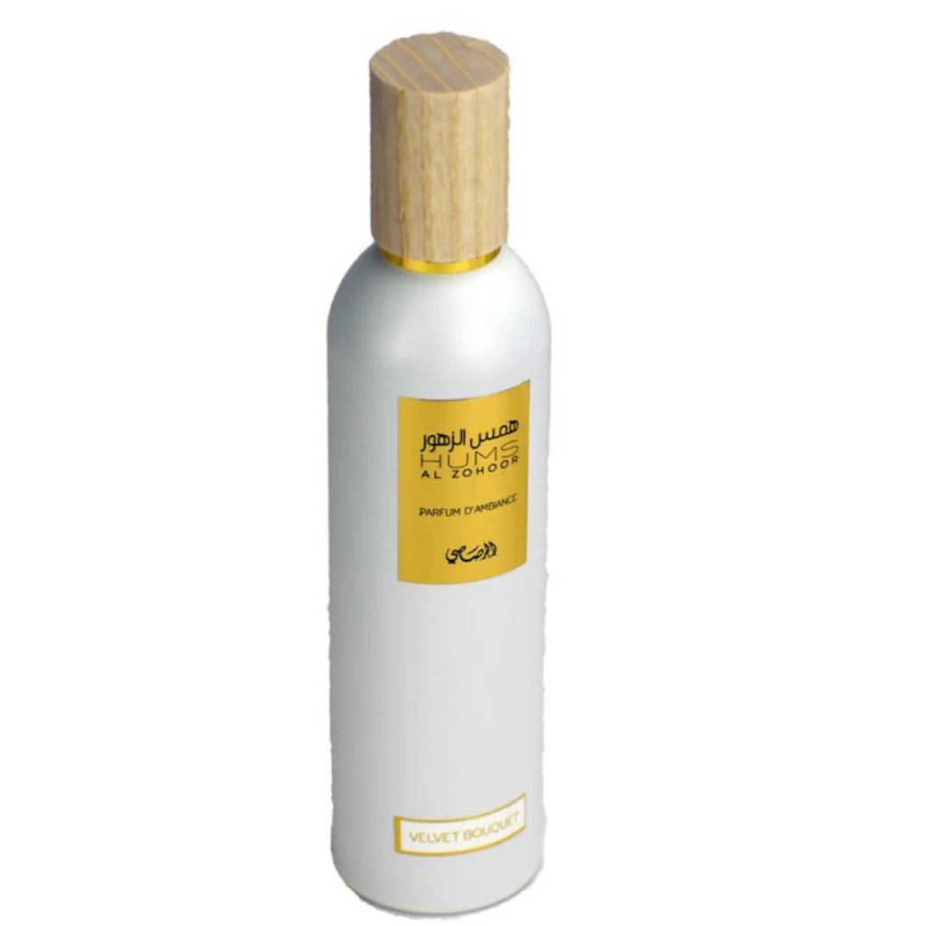 Hums Al Zohoor Velvet Bouquet Air Freshener - 250 mL (8.4 oz) by Rasasi - Image 2