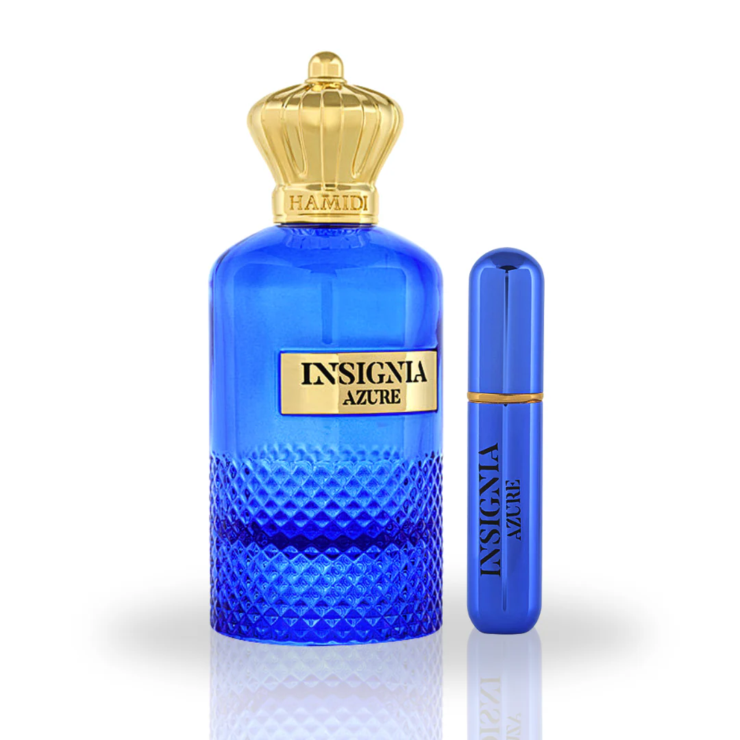 INSIGNIA AZURE EDP Spray 105ML (3.5 OZ) By Hamidi | A Long Lasting & Refreshing Unisex Fragrance. - Image 2