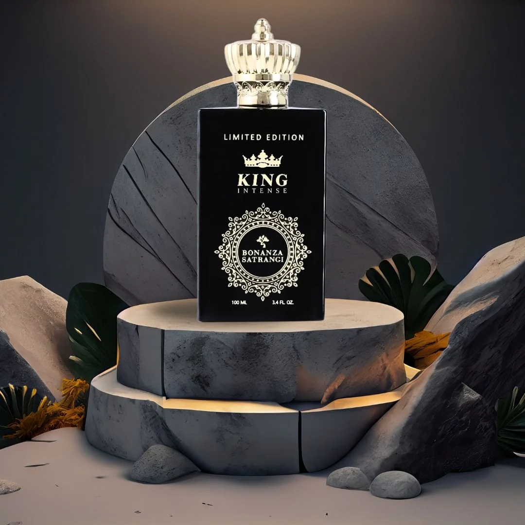 King Intense EDP Spray 100ML (3.4 OZ) by Bonanza Satrangi | Long Lasting, Refreshing, Warm, Exquisite Vanilla Fragrance. - Image 5
