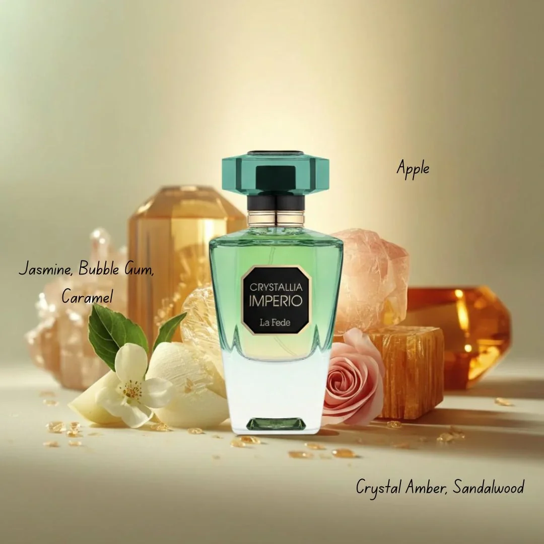 La Fede Crystallia Imperio Eau de Parfum Spray 100ml (3.4 oz) by Khadlaj - Image 4