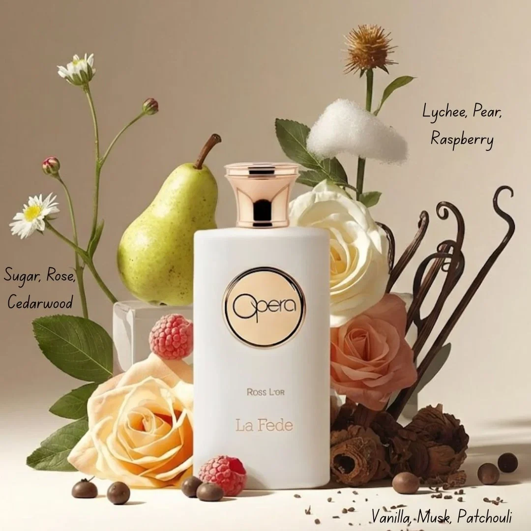 La Fede Opera Rose L'Or Eau de Parfum Spray 100ml (3.4 oz) by Khadlaj - Image 4