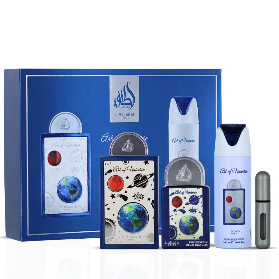 Lattafa Pride Art of Universe 3-Piece Eau de Parfum Gift Set - Image 5