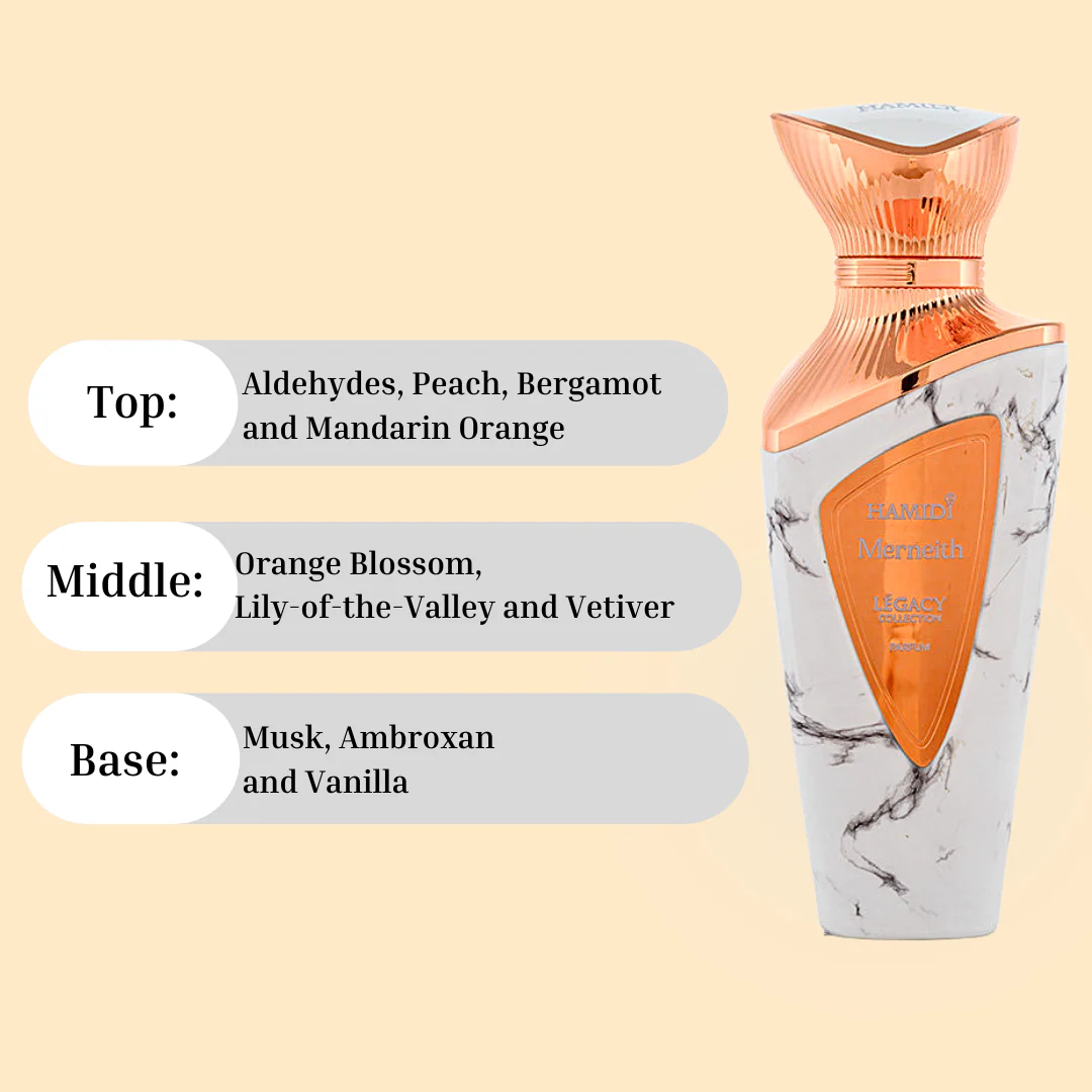 LEGACY MERNEITH EDP Spray 100ML (3.4 OZ) By Hamidi | Experience The Divine Essence Of Ancient Royalty & Grace. - Image 5