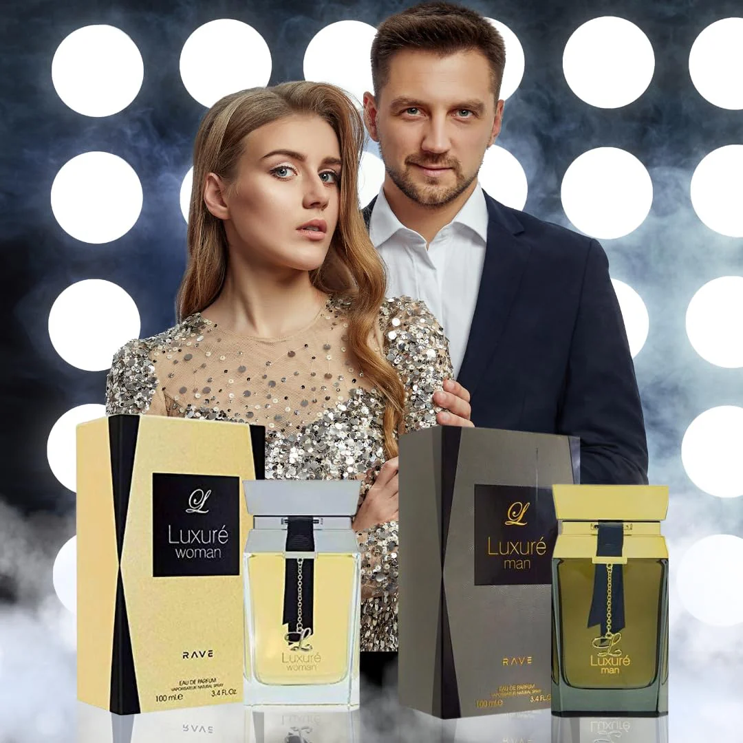 Luxure Men and Women Couple Set EDP - 100Ml (3.4Oz) By Rave. - Image 2