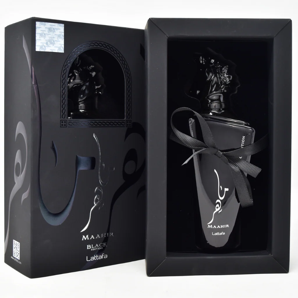 Maahir Black Edition EDP - 100ML (3.4 oz) by Lattafa - Image 4