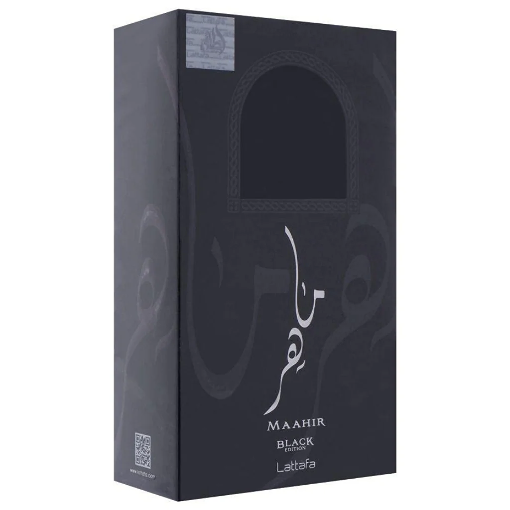 Maahir Black Edition EDP - 100ML (3.4 oz) by Lattafa - Image 5