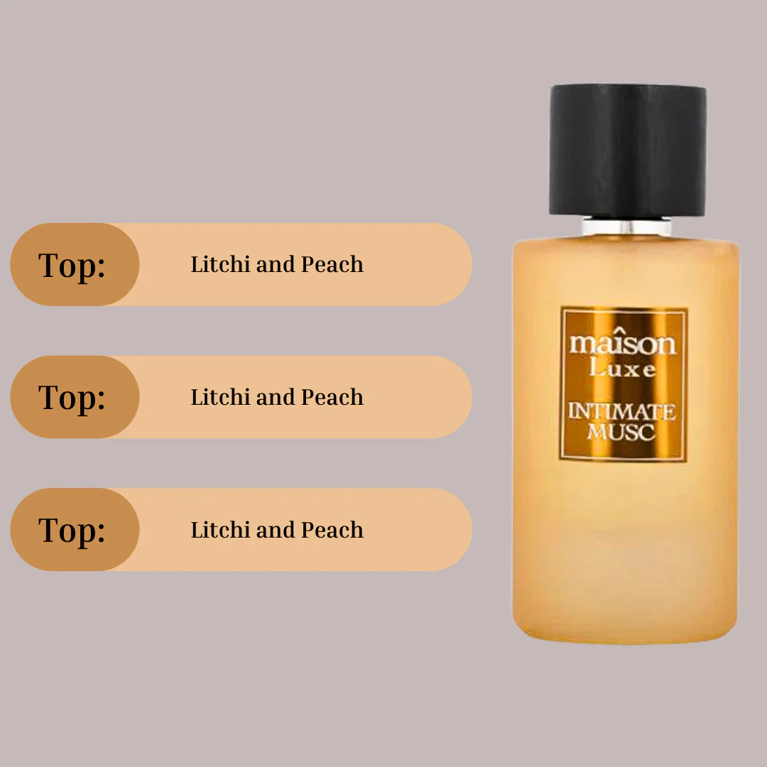 MAISON LUXE INTIMATE MUSC EDP Spray 110ML (3.8 OZ) By Hamidi | Experience The Timeless Allure Of Intimacy & Sophistication. - Image 4