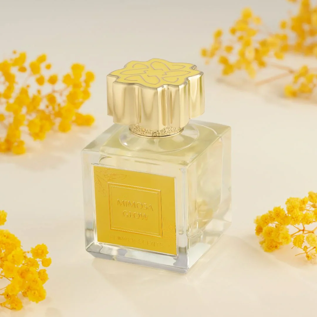 Mimosa Glow Eau de Parfum Spray 65ml (2.2 oz) by Flower Scents | Whipped Almond, Tropical Florals & Sun-Warmed Wood - Image 8