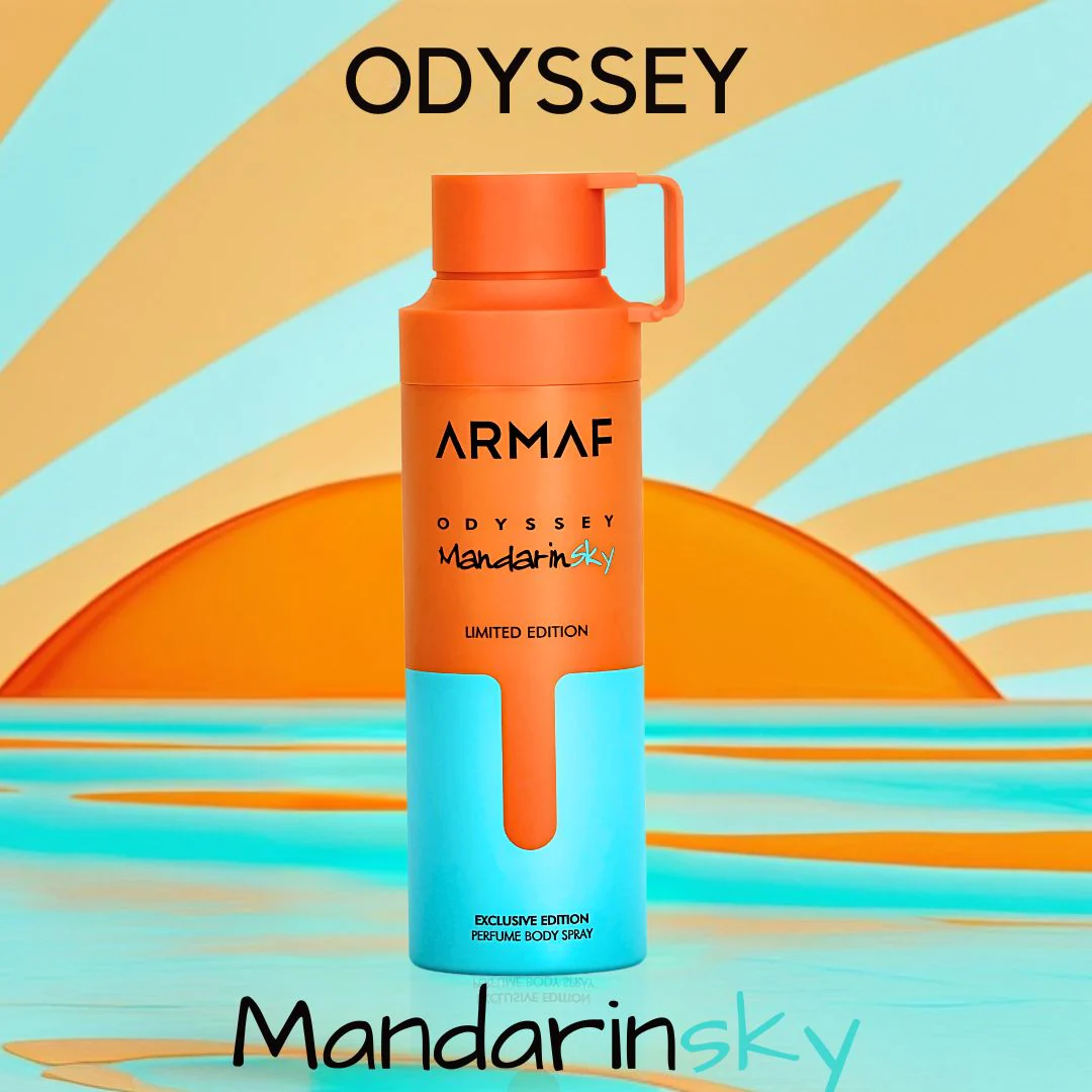 Odyssey Mandarin Sky Limited Edition Deodorant Spray 200ml (6.8 oz) by Armaf - Image 4