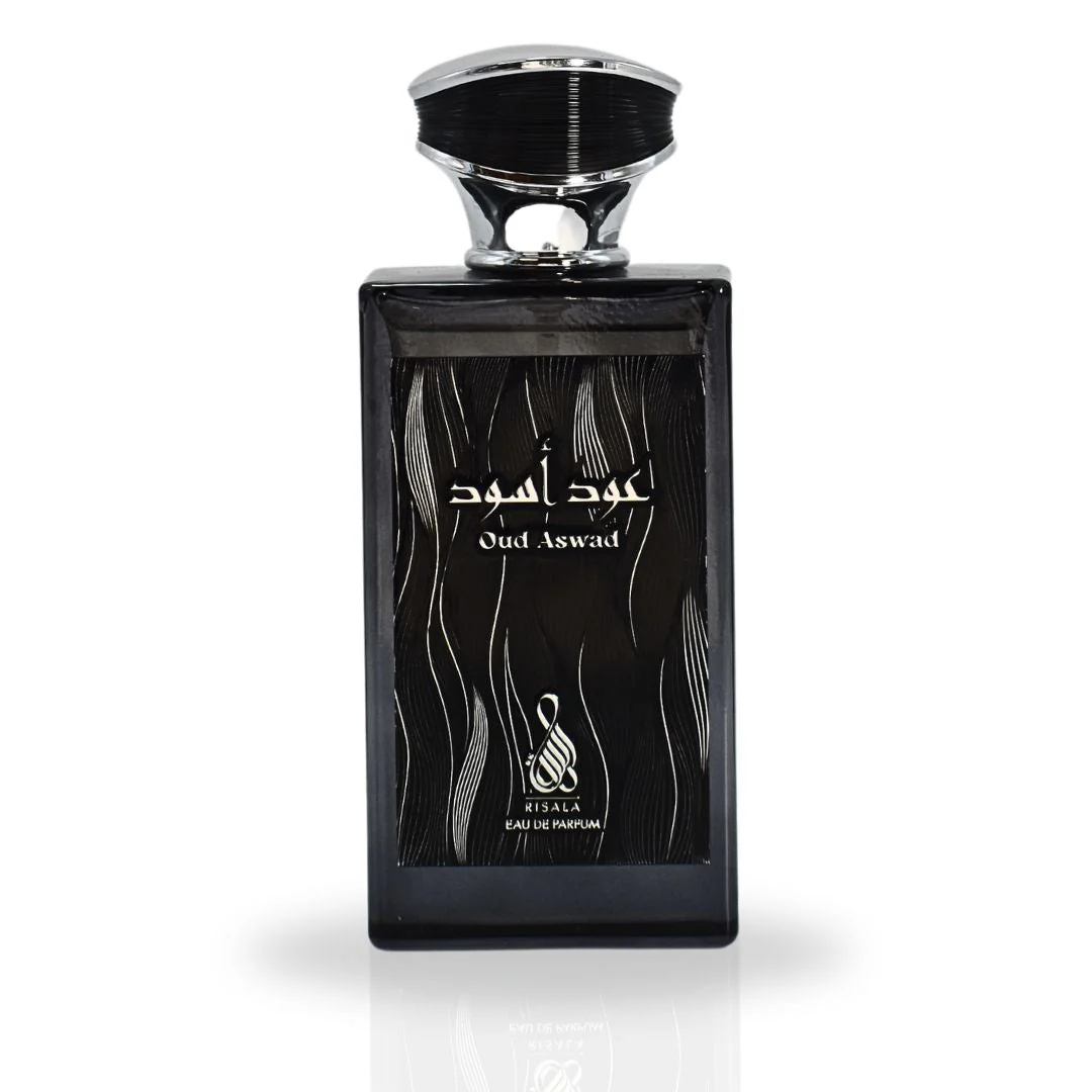 Oud Aswad EDP Spray 100ML (3.4 OZ) By RISALA | An Opulent Blend Of Luxurious, Spicy, Woody & Floral Fragrance. - Image 3
