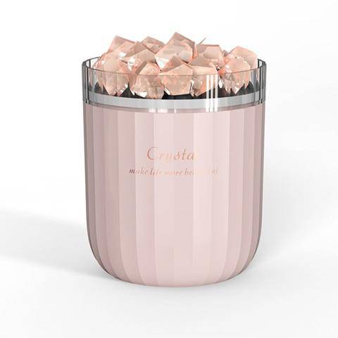 Pink Crystal Humidi-f-i-e-r With Himalayan Salt Rocks - by Intense Oud