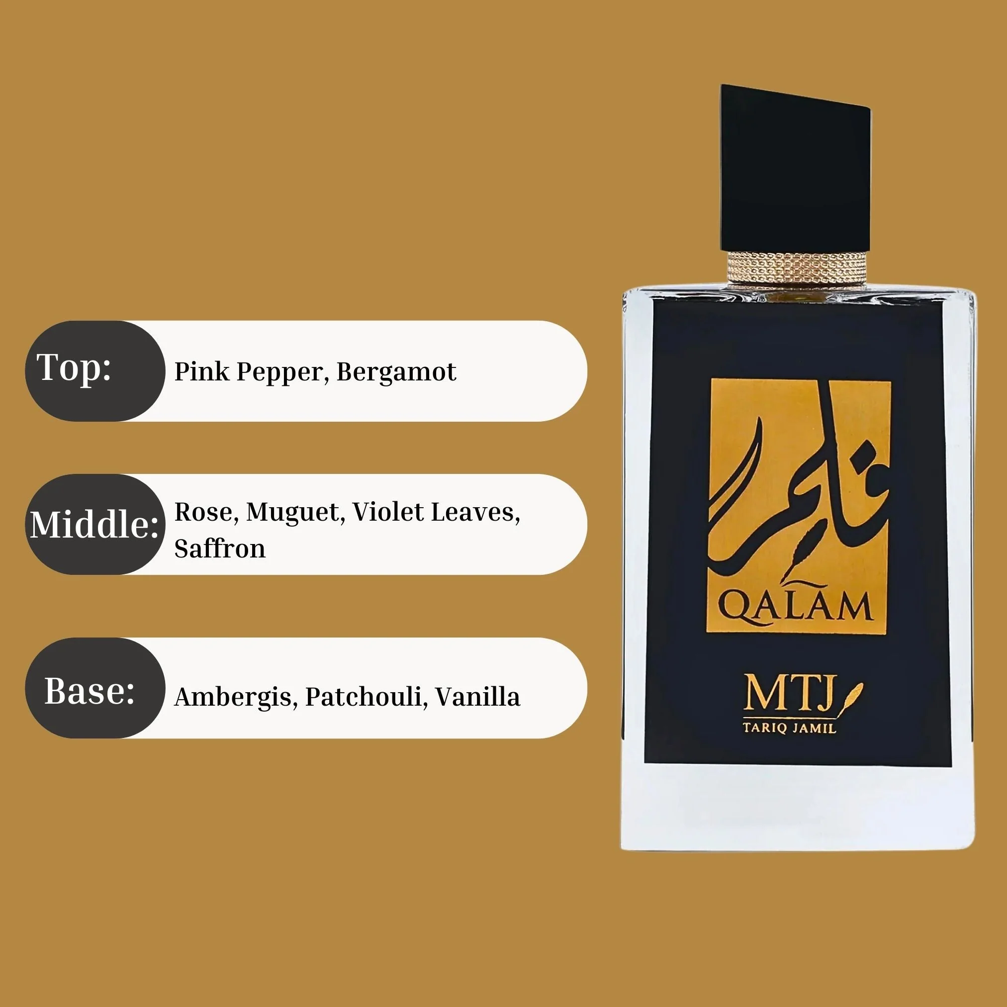 Qalam EDP Spray 100ML (3.4 0Z) by MTJ | Long Lasting, Refreshing, Warm Spicy, Musky, Floral, Unisex Scent. - Image 4