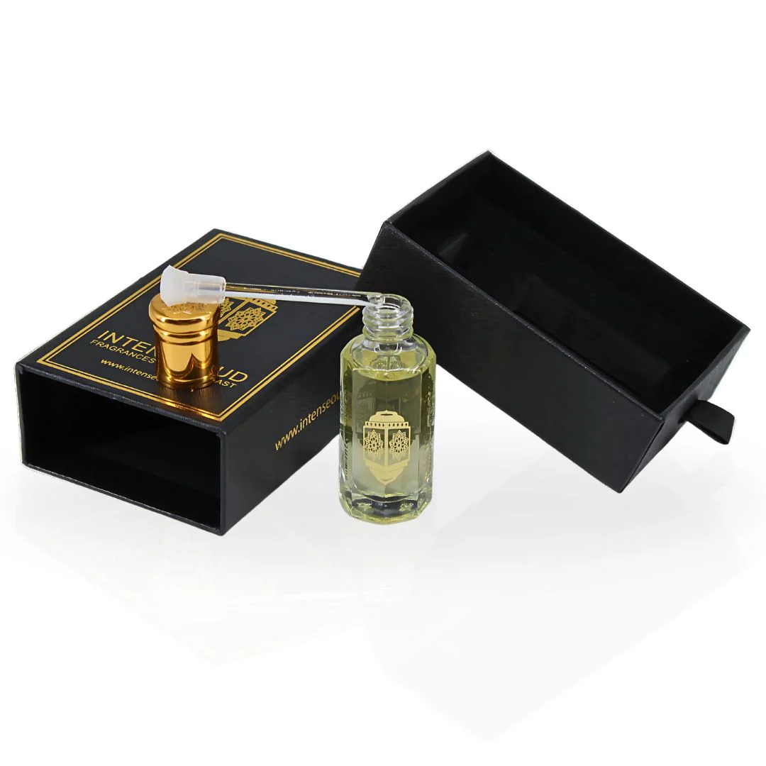 Rouje Perfume Oil 12ML (0.40 OZ) With Black Gift Box By Intense Oud | Sweet Red Fruits & Saffron With A Woody Base. - Image 6