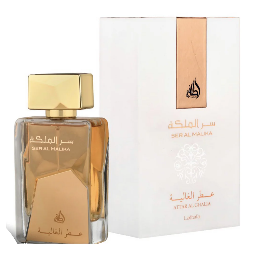 Ser Al Malika Attar Al Ghalia EDP - 100ML (3.4 oz) by Lattafa - Image 4