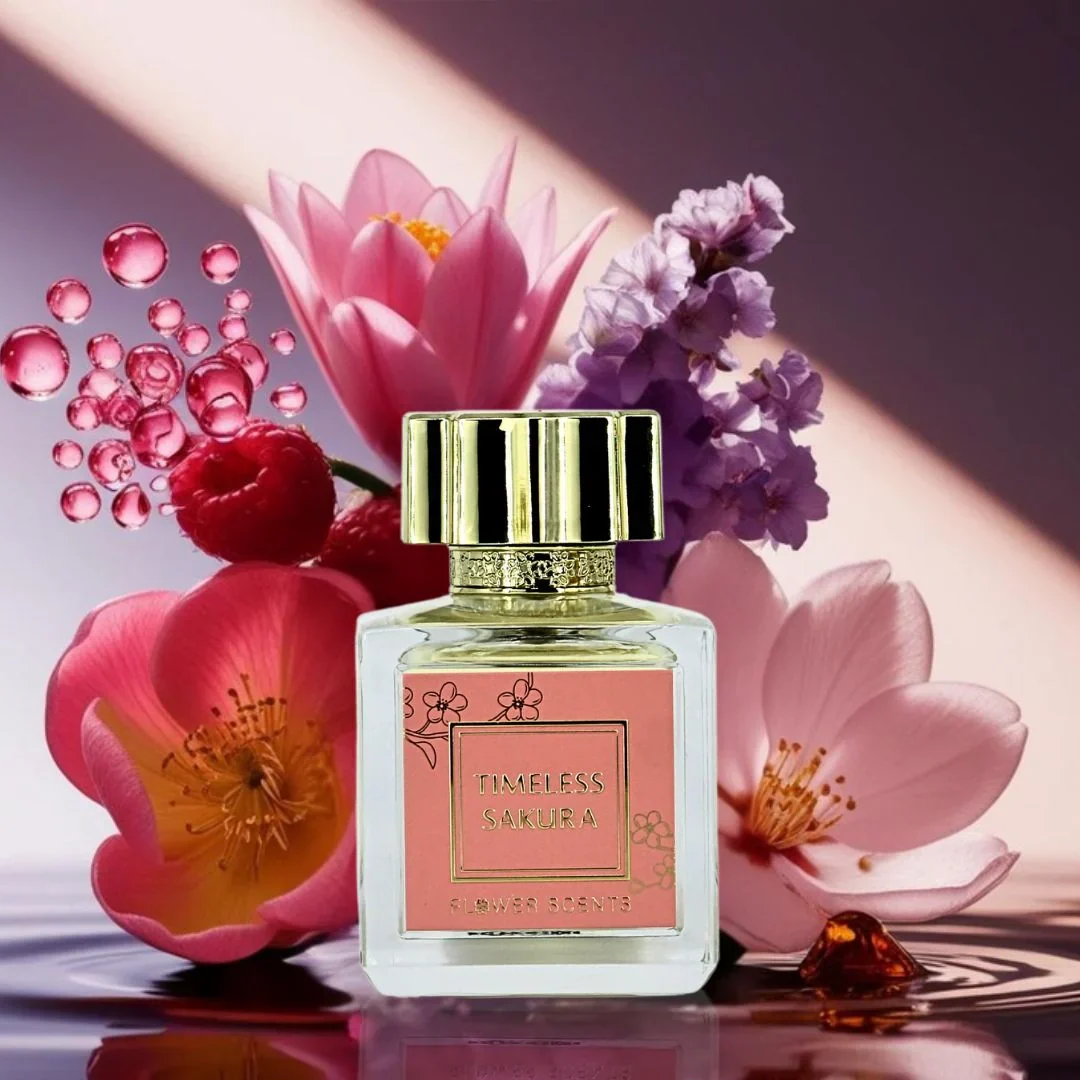 Timeless Sakura Eau de Parfum Spray 65ml (2.2 oz) by Flower Scents | Fruity, Floral, Softly Sensual — Like Spring in a Bottle - Image 3