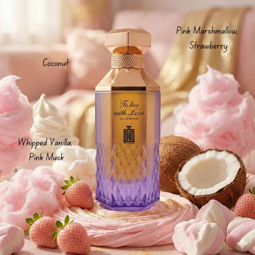 To Her With Love Eau De Parfum Spray 100ml (3.4 oz) By Aura Fragrances - Image 4