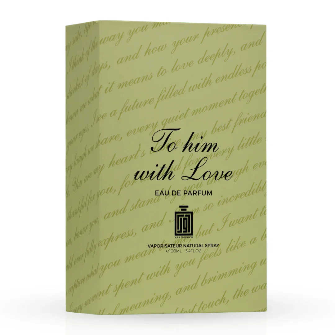 To Him With Love Eau De Parfum Spray 100ml (3.4 oz) By Aura Fragrances - Image 2