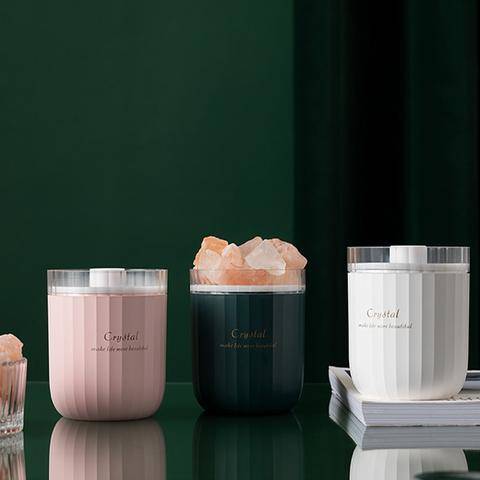 White Crystal Humidi-f-i-e-r With Himalayan Salt by Intense Oud - Image 2